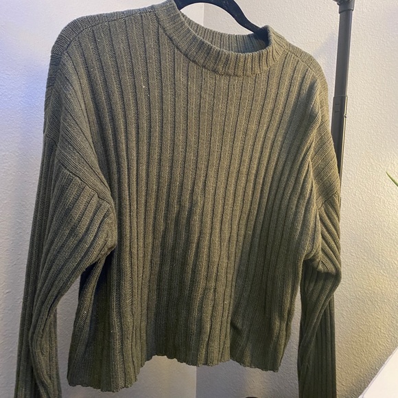 American Eagle Outfitters Sweaters - green mock-neck sweater